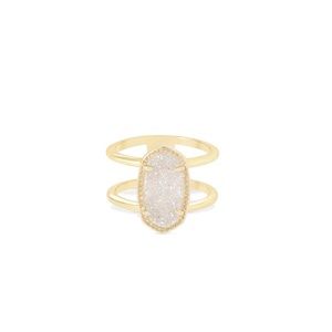 Gold kendra scott ring